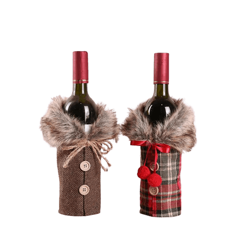 Santa Claus Wine Bottle Decoration Bag (by quicklify)