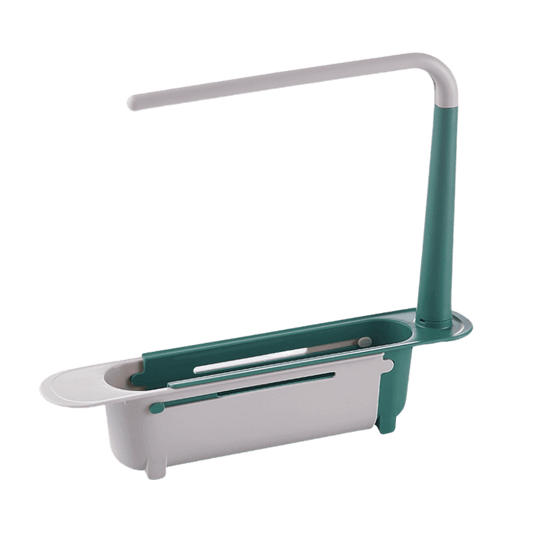 Water Retractable Drain Rack Filter Sink Vegetable Drain Basket (by quicklify)