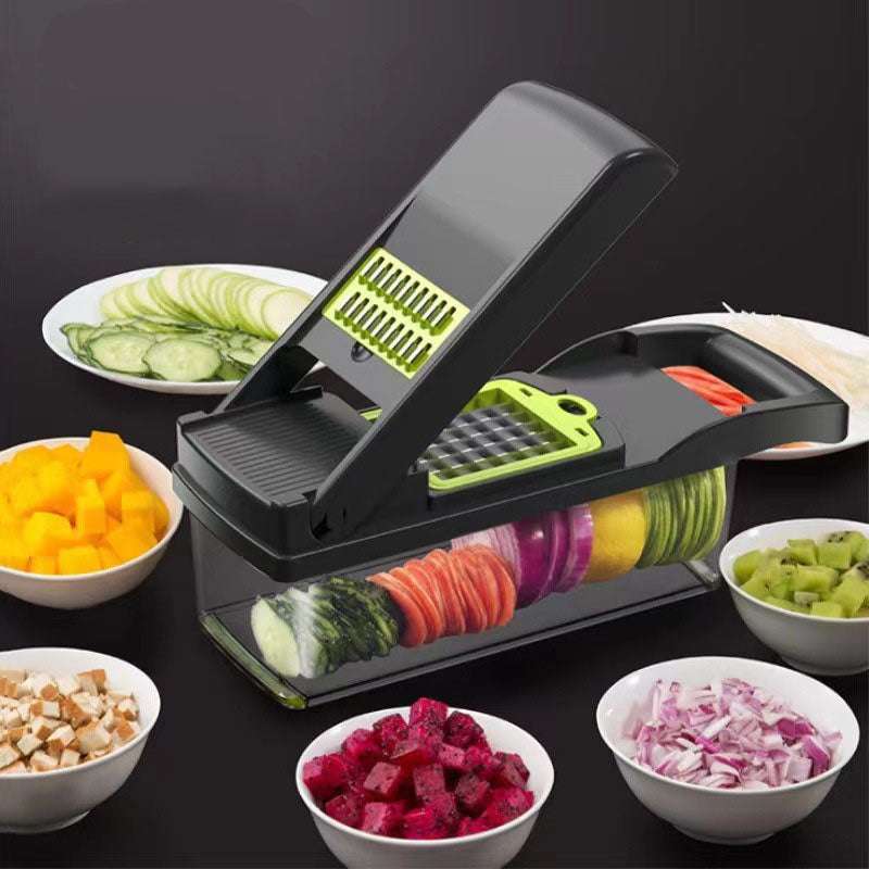 Multifunctional Vegetable Cutter Slicer Shredder (by quicklify)