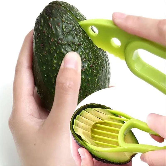 1pc 3 In 1 Multifunctional Avocado Slicer Avocado Pitters  Avocado Cutter Kitchen Gadgets (by quicklify)