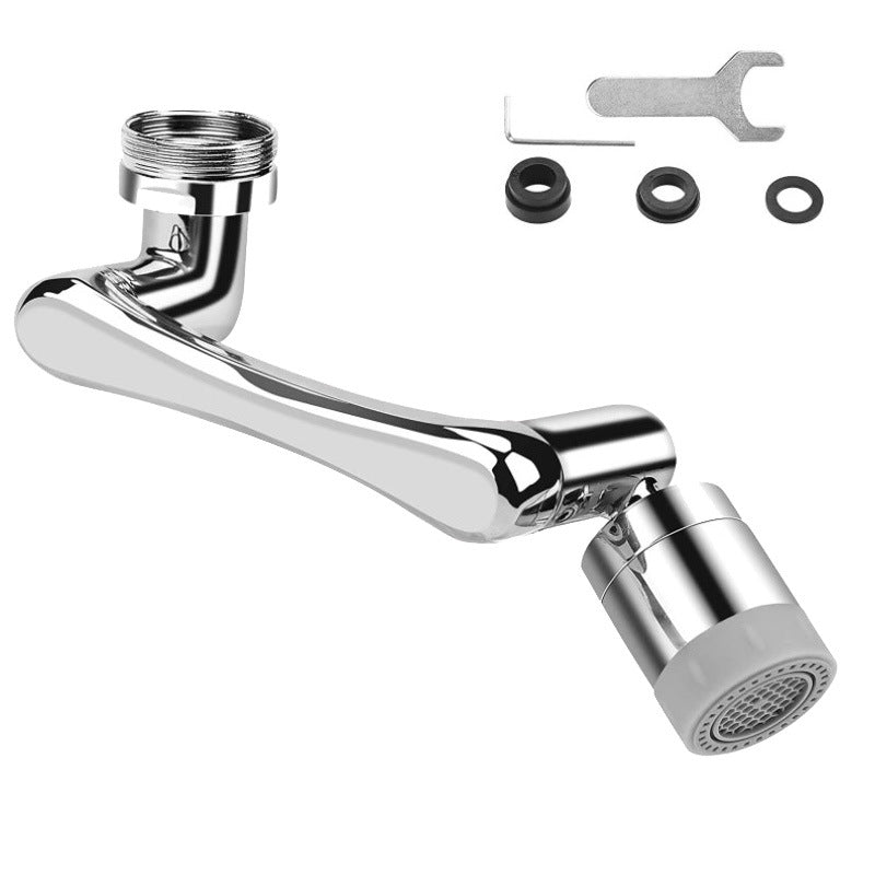 New Mechanical Arm Double Outlet Faucet Bubbler Aerator