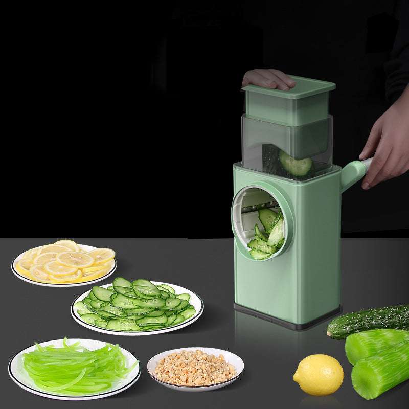 Multi Function Vegetable Cutter Slicer Hand Operated Shredder (by quicklify)