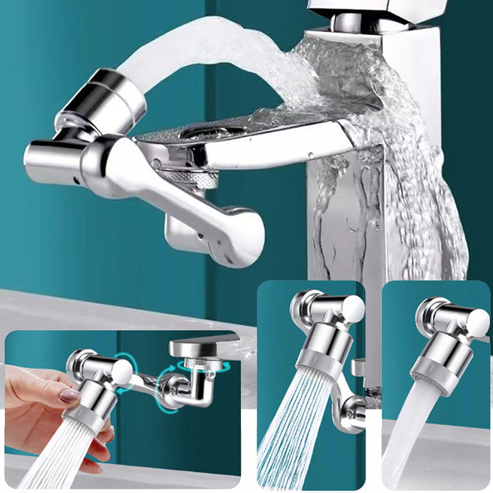 New Mechanical Arm Double Outlet Faucet Bubbler Aerator