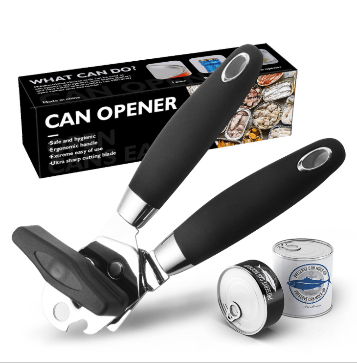 Manual stainless steel multi-function powerful can opener (by quicklify)