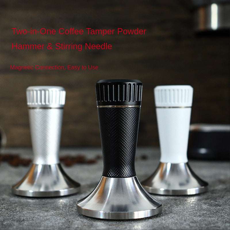 Reticulated Series Coffee Powder Hammer Stainless Steel Powder Distributor (by quicklify)