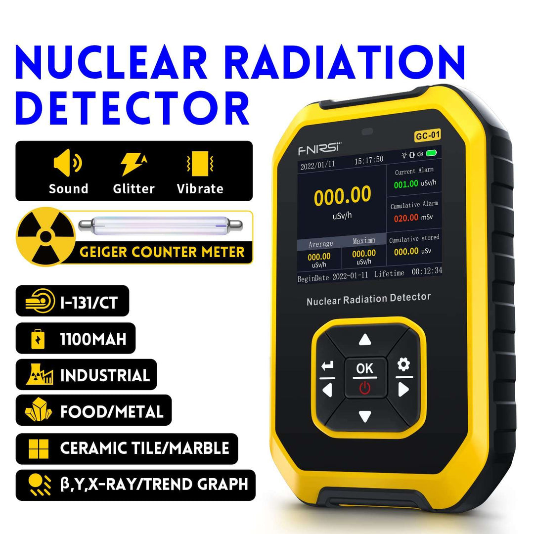 Geiger Counter Nuclear Radiation Detector FNIRSI Radiation Dosimeter with LCD Display (by quicklify)