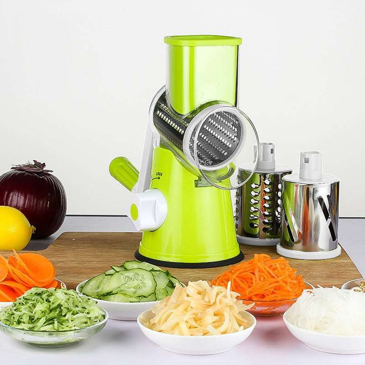 Handheld Drum Multifunctional Vegetable Cutter (by quicklify)