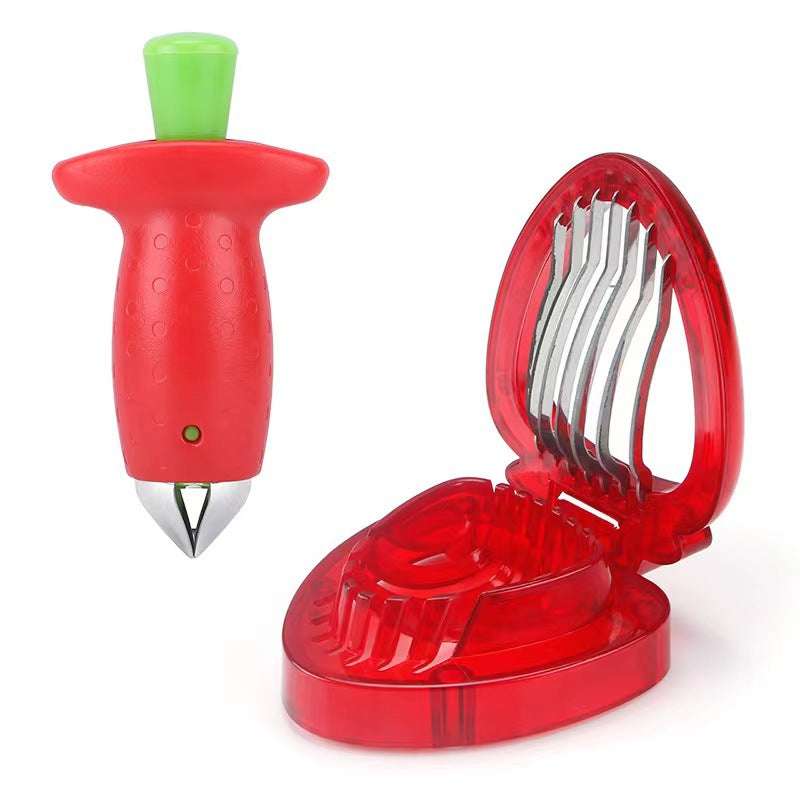 Stainless Steel Fruit Slicer Creative Melon Fruit Strawberry Slicer (by quicklify)