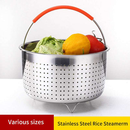 304 Stainless Steel Rice Cooker Steamer Water-Insulated Rack (by quicklify)