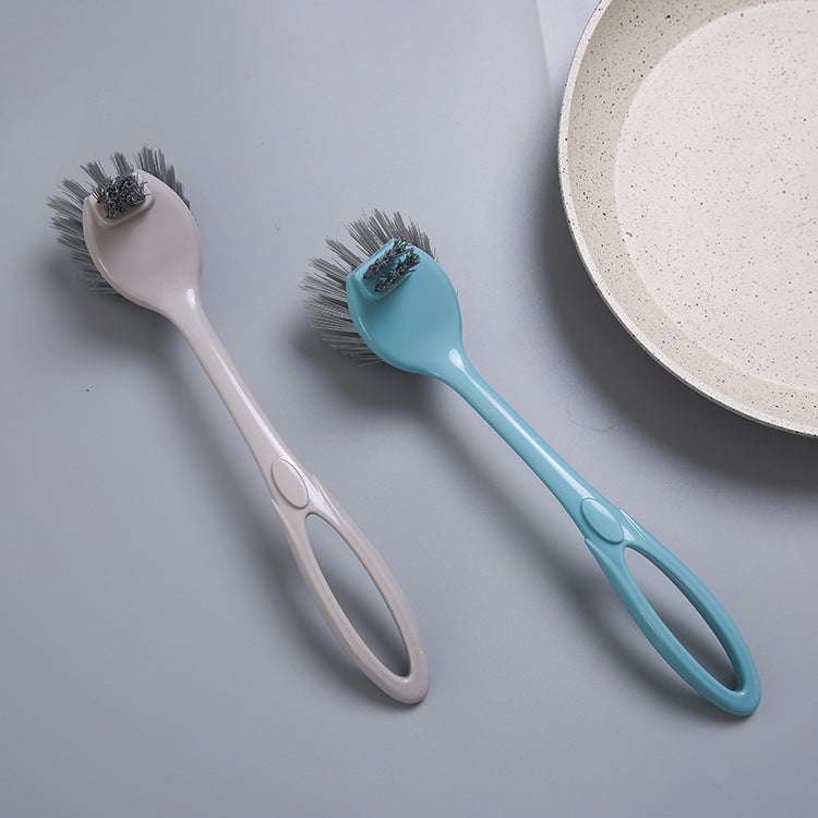 Kitchen Cleaning Skillet Pot Dishwashing Brush Stove Decontamination Cleaning Brush (by quicklify)