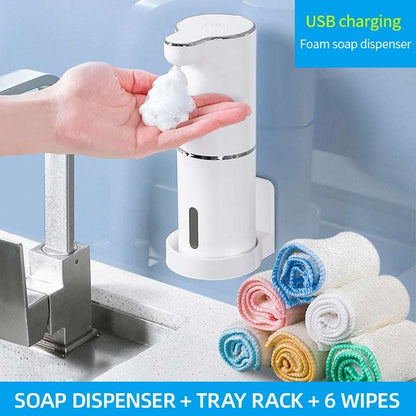 Automatic Foam Soap Dispensers Washing Hand Machine With USB Charging (by quicklify)