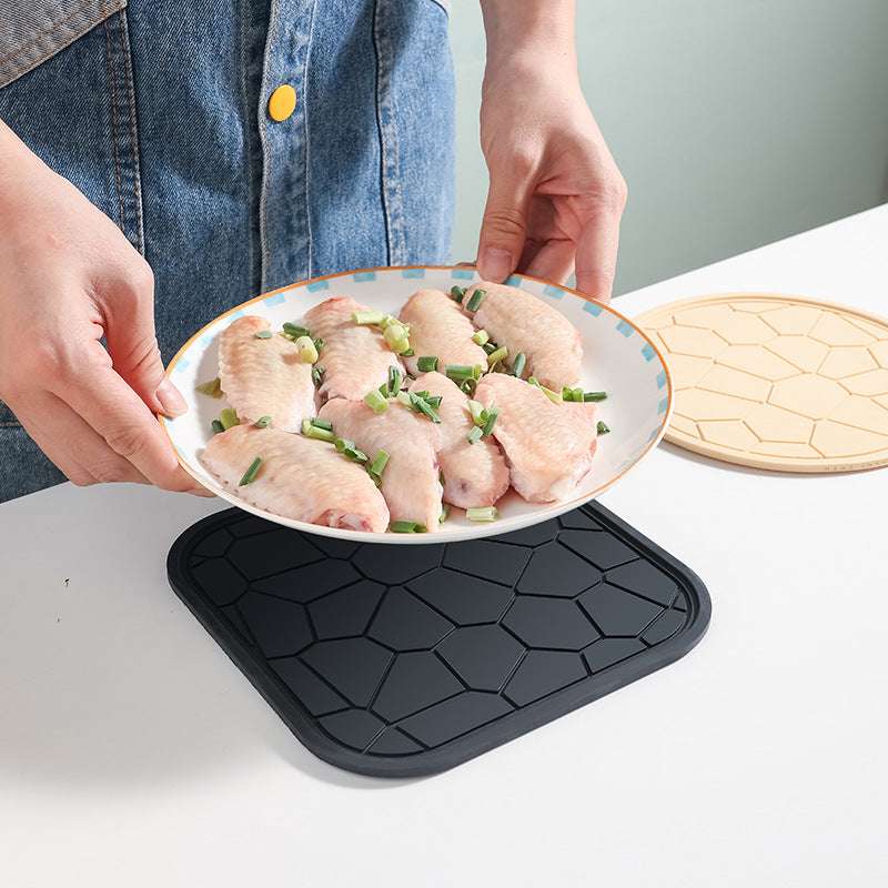 New Anti-Scalding Heat-Insulating Table Mat Dish Plate Tea Table Non-Slip Coaster (by quicklify)