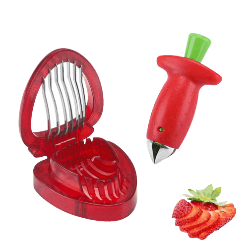 Stainless Steel Fruit Slicer Creative Melon Fruit Strawberry Slicer (by quicklify)