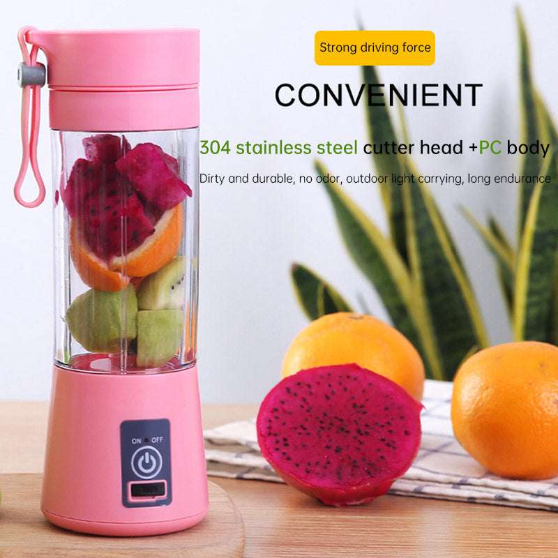 Rechargeable Juicer Cup Portable Juice Cup Four/Six Leaf (by quicklify)