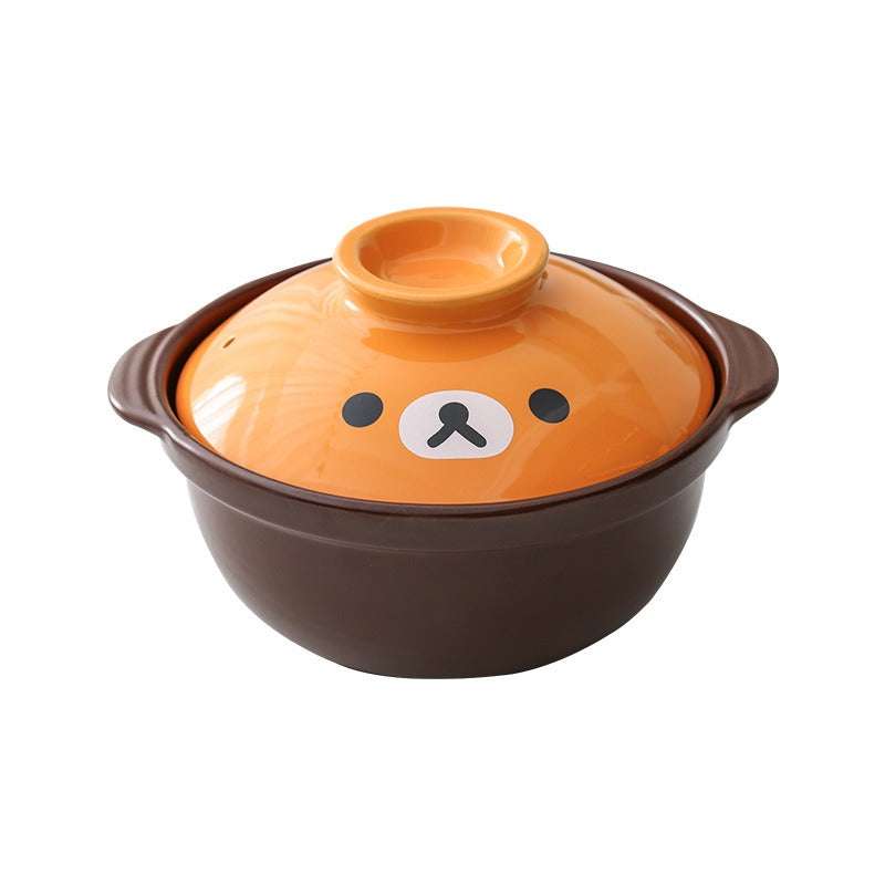 Japanese Casserole Baby Supplementary Food Open Fire Ceramic Stewed Pot (by quicklify)