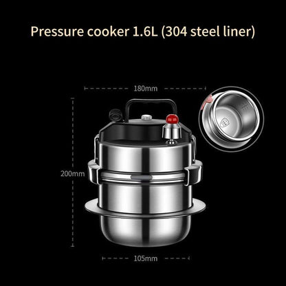 Stainless steel outdoor pressure cooker (by quicklify)