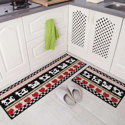 Kitchen Wear-resistant Non-slip Floor Oil-absorbing Anti-fouling Long Mat (by quicklify)