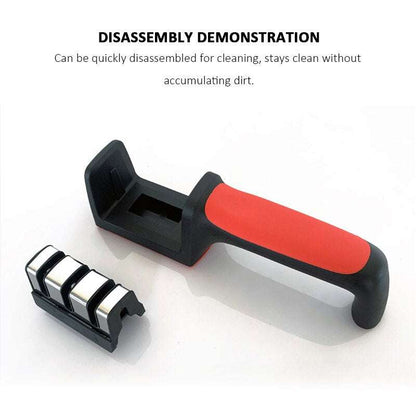 Kitchen Multi-Functional Hand-Held Knife Sharpener Sharpening Stone (by quicklify)