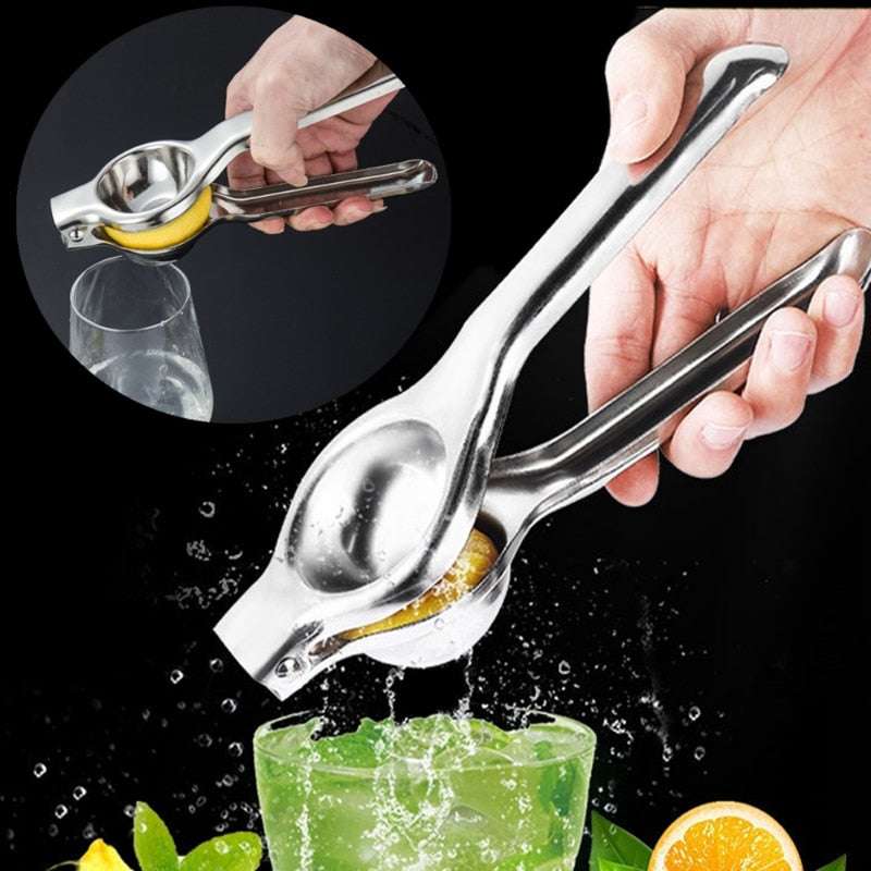 Lemon Press Squeezer Stainless Steel Manual Juicer (by quicklify)