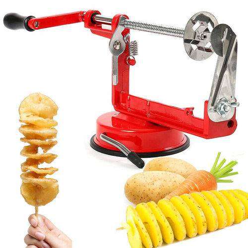 Manual Operation Spiral Potato Twister Tornado Slicer Automatic Cutter Machine (by quicklify)
