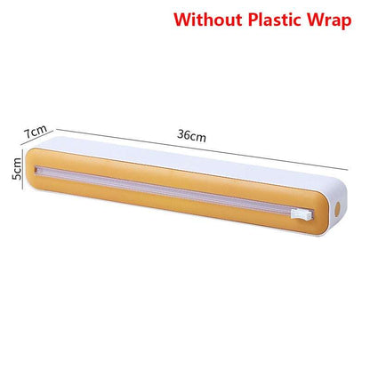 Plastic Wrap Dispenser Cling Film Dispenser Cutter (by quicklify)