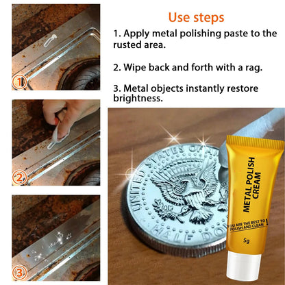 Stainless Steel Cleaning Paste Kitchen Pot Bottom Rust Remover Metal Polishing Paste