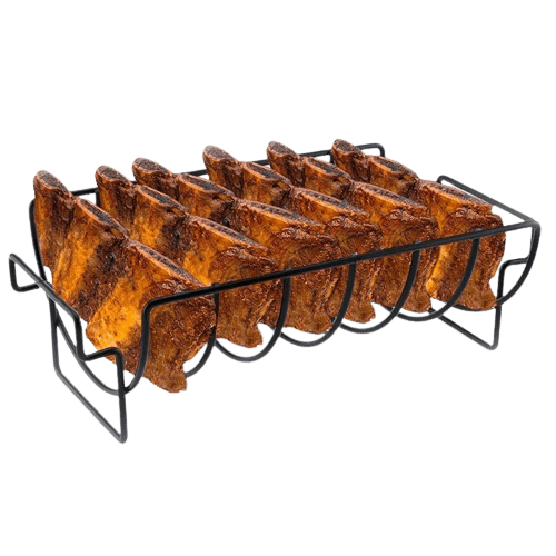 ONEUP Non-Stick Stainless Steel Grilling Chicken Beef Ribs Roasting Rack (by quicklify)