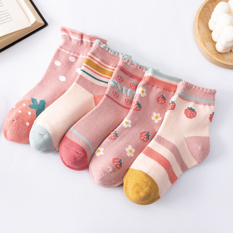 High-quality children cotton socks for Summer and Winter