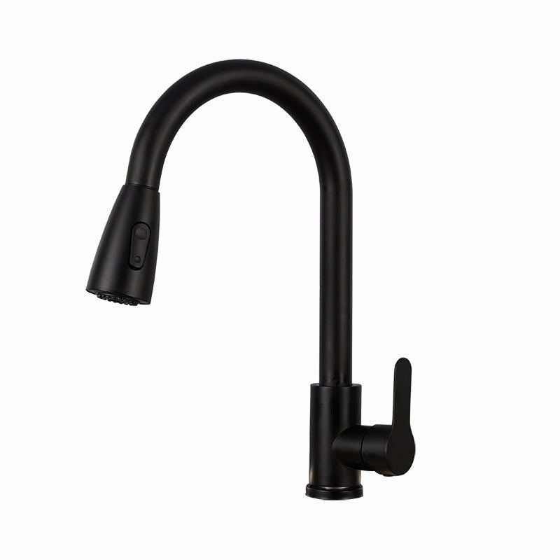 Single Handle High Arc Kitchen Faucet with Pull Down Sprayer