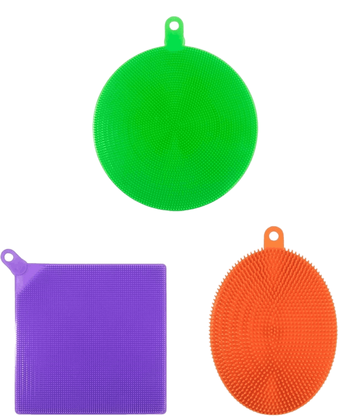 3pc Sponge Anti-Bacterial Kitchen Cleaner Pack (by quicklify)