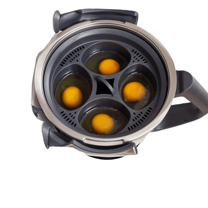 High Temperature Resistant 4-Hole Egg Steamer Boiler Holder (by quicklify)
