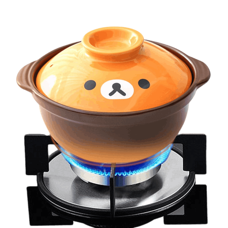 Japanese Casserole Baby Supplementary Food Open Fire Ceramic Stewed Pot (by quicklify)
