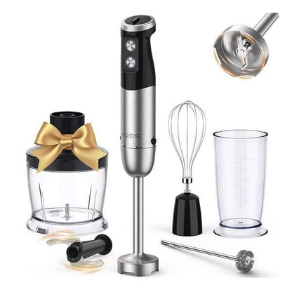 5 in 1 Multi-Purpose Immersion Hand Blender Set (by quicklify)